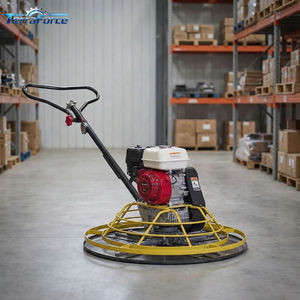 High Performance <b>Walk</b> Behind Power Trowel Cement Floor Finishing <b>Machine</b> Electric Start Industrial Surface Polisher Pro Edition - Product Image 1