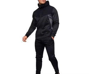 Chándal Deportivo Personalizable al por Mayor para Hombre, con Cierre de Cremallera, Transpirable, con Logotipo, para Invierno, Casual, Talla Grande - Product Image 1