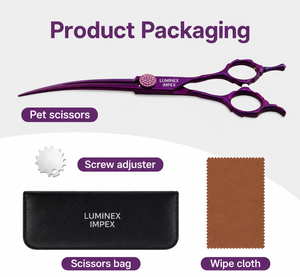Ciseaux professionnels pour toilettage des animaux, pour couper les poils des animaux, ciseaux de toilettage pour une coupe lisse et facile, professionnels - Product Image 6
