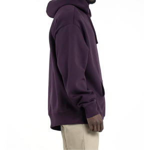 Custom Logo <b>Fleece</b> <b>Thick</b> Heavyweight Oversized Hoodie Men Sweatshirt Drop Shoulder Solid Winter 100% Cotton Windproof - Product Image 6