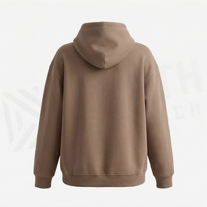 Haut à capuche tricoté surdimensionné de haute qualité pour femme, collection Automne Hiver Été 2025, style Jogger Jumper, coupe courte personnalisée, 380 g/m² - Product Image 2