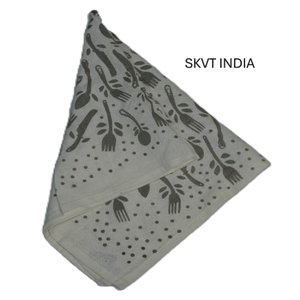 Serviette de cuisine en coton biologique 100% réutilisable, pliable, avec logo imprimé personnalisé, écologique, séchage rapide, lavable, vente à prix réduit - Product Image 6