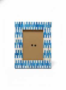 AZ ENTERPRISES Decorative Bone Inlay Resin <b>Mosaic</b> Photo Frame Luxury Home Accent Handmade Artisan Craft Eco-Friendly Customized - Product Image 3