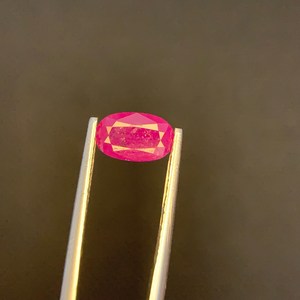 Pierre précieuse naturelle en rubis de Corindon du Cachemire, facettée, certifiée, pour bijoux, bague, pendentif, gemme rare - Product Image 5
