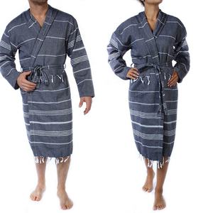 Turkish Unisex Luxury <b>Bathrobe</b> For Women <b>Men</b> 100% Cotton <b>Bathrobes</b> Wholesale Robes Clearance Sale in Bulk - Product Image 2