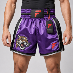 Shorts de Muay Thai athlétiques offrant un tissu léger, un confort respirant et une qualité fiable pour les séances d'entraînement régulières. - Product Image 6