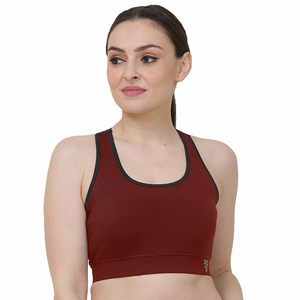 Latest Best High Quality Plus Size Ladies Sports Bra Plain Comfortable OEM Service Breathable Front Customized High Support Sale - Product Image 5