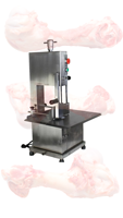 Machine de découpe d'os robuste pour viande congelée 3 kW 380 V scie automatique en acier inoxydable à lame ronde
