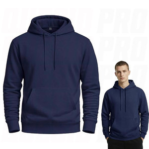 Sweat à capuche en polaire pour homme avec poche kangourou, en coton et polyester de poids moyen, impression personnalisée, broderie, DTG, sérigraphie - Product Image 1