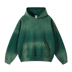 Unisex Hooded Sweatshirt Gradient Purple <b>Tie</b> <b>Dye</b> Loose Fit Full Sleeve Casual Autumn Wear 100% Cotton Midweight - Product Image 5