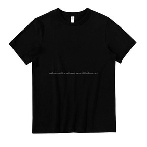 High Quality Bulk <b>Blank</b> T-Shirts Mens Clothing Short Sleeve 120g Heavy <b>Weight</b> 100% Cotton Anti-shrink Regular Fit Casual Digital - Product Image 1