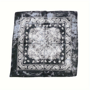 Bandana en soie personnalisée à prix abordable, de haute qualité, avec logo imprimé, écharpe ethnique unisexe pour événements en plein air - Product Image 6