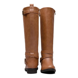Bottes/Chaussures d'équitation en cuir imperméable de haute qualité, personnalisables en couleurs et tailles, hauteur genou, bottes gay - Product Image 3