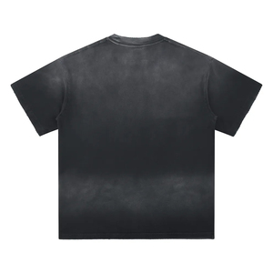 High Quality Cotton Men <b>T</b>-shirt Streetwear Oversized Cotton <b>T</b>-shirts Heavyweight Washed <b>T</b>-shirt for Men - Product Image 1