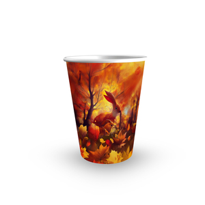 Gobelets en papier jetables à paroi simple imprimés sur mesure, 8-22 oz, recyclables, de qualité alimentaire, avec revêtement PE pour thé au lait et café Riiqi Taiwan - Product Image 1