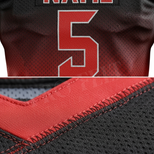 OEM Unique Design Short Sleeve American Football Uniforms Customized Embroidery Logo Design Team Name & Number Football Uniforms - Product Image 4
