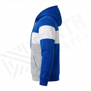 เสื้อฮู้ดดี้พรีเมียมแบบเรียบ ไม่มีเชือก ผ้ายืดทรงบ็อกซี่ ผู้ชาย สั่งทำได้ ผ้าฝ้ายฟลีซหนานุ่ม สตรีทแวร์ ขายส่ง เสื้อท่อนบน - Product Image 3