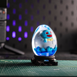 Lampe en résine personnalisée, lampe en résine, veilleuse personnalisée, lampe Pokémon en époxy, lampe Art Déco, cadeau personnalisé, cadeau fait main - Product Image 3