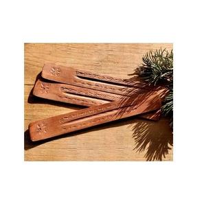 Soporte de Incienso de Madera Natural Pintado para el Hogar, Templo Festivo, Uso en Aromaterapia, Soporte de Incienso Artesanal de Moda para Meditación - Product Image 4