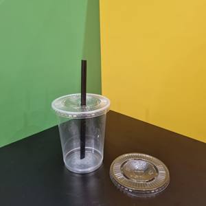 Gobelets en plastique PP jetables de qualité supérieure, personnalisés en usine, 7/9/12/16/24 oz, pour boissons chaudes et froides, café, thé, milk-tea, avec couvercles. - Product Image 5