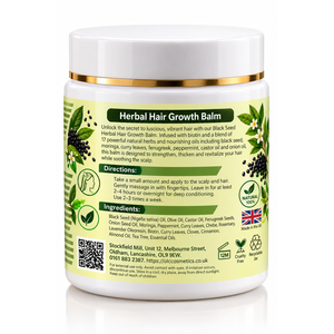 Huile capillaire aux graines noires 250ml – Huile naturelle à base de plantes pour la croissance des cheveux avec ricin, oignon, romarin et fenugrec - Product Image 6