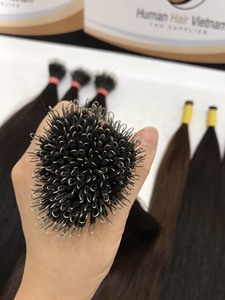 100% Remy Virgin Double Drawn UK European Raw Extension de cheveux vietnamiens avec kératine Nano Tip pré-collé Nano Ring Wave Style - Product Image 3