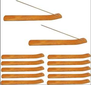 Brûleur d'encens arabe en bois au design étonnant, porte-encens rond en bois pour la maison, l'hôtel, le restaurant, la méditation, au design simple - Product Image 3