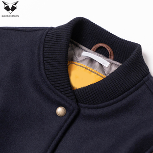 With Wholesale Rate Make Your Own Casual Loose Fit Contrast Color Star Print Spring Autumn College Baseball Varsity Jackets - Product Image 4
