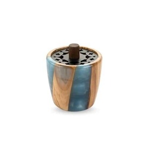 NobleAura Acacia Resin Mubkhar – Porte-encens artisanal pour Bakhoor et Oud, pour des intérieurs islamiques élégants, provenant d'Inde - Product Image 2
