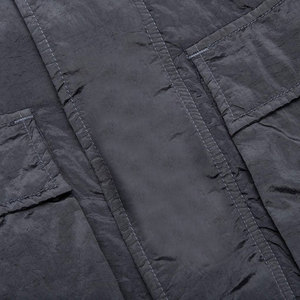เสื้อแจ็คเก็ตผู้ชายแบบคอตั้ง แบรนด์ OEM รับทำโลโก้  ผ้าแคนวาสหนาบุซับในเรียบ กระเป๋าคาร์โก้  เสื้อโค้ช  เสื้อแจ็คเก็ตทำงานสำหรับผู้ชาย ดีไซน์เนอร์ - Product Image 5