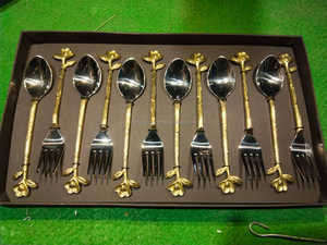 Bee and Flower Teaspoons Unique Teaspoon Set Add a Touch of Nature to Your Tea Time Perfect for Honey or Sugar - Product Image 3