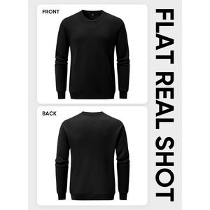 เสื้อฮู้ดดี้ผู้ชายลำลองผ้าฝ้ายแบบมีเชือกผูก คอวี ทรงหลวม ไซส์ XS-XL แบบซิป ป้องกันรอยยับ พิมพ์ลายสกรีน สีพื้น - Product Image 6