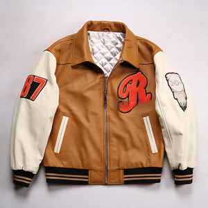 Vestes de baseball pour hommes personnalisées, style décontracté, avec col montant, qualité supérieure, disponibles en différentes couleurs - Product Image 2