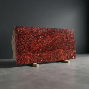 Granit Rouge Ferfary Haute Résistance, Pierre de Construction Naturelle Durable pour Applications Résidentielles et Commerciales, Architecturales - Product Image 1