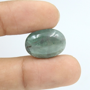 Pierre précieuse tourmaline vert-bleu naturel, taille ovale, pierre non montée pour la création de bijoux, prix de gros pour pierre de tourmaline non montée - Product Image 1