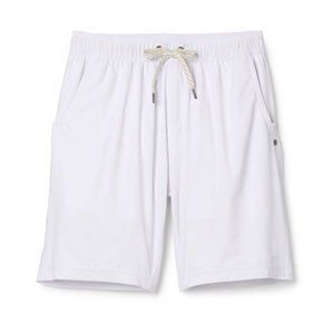 Pantalones Cortos de Verano para Hombre, Casuales, de Color Sólido, Ligeros, con Aspecto de Algodón, Cintura Elástica, Cómodos para el Día a Día - Product Image 1