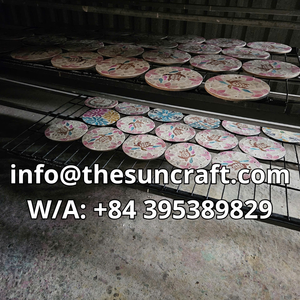 Luxury Shell Inlay Placemat Mother of Pearl Table Mat for Modern Home Interior and Elegant Party Table Art - Product Image 4