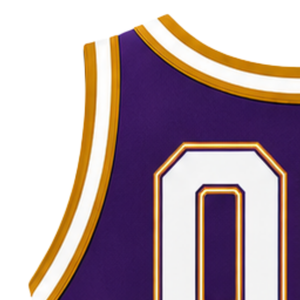 Haut court de cheerleading pour femme, sans manches, col en V, violet, blanc et or, pour performance athlétique, uniforme d'équipe de cheerleading, compétition - Product Image 4