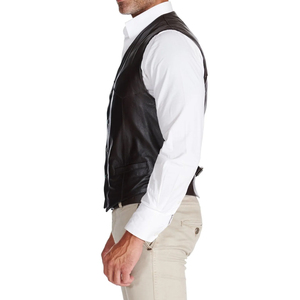 Chaleco de Cuero para Hombre, Nuevo Modelo 2026, Servicio OEM, Transpirable, Colores y Tallas Personalizables, Suministro de Fábrica - Product Image 3