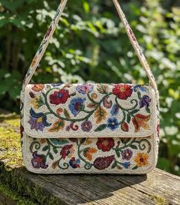 Bolso de hombro de cuentas doradas para mujer, de diseñador, bordado, tipo clutch de noche, bandolera de moda para boda, bolso de regalo - Product Image 2