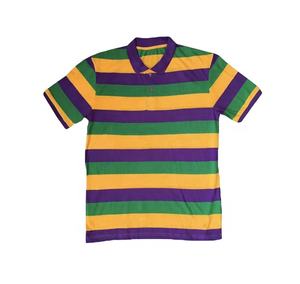 2024 new Mardi gras apparel <b>long</b> <b>sleeve</b> mardi gras <b>T</b>-<b>shirt</b> cotton adult and kids matching <b>shirt</b> <b>stripe</b> front Mardi gras outfit - Product Image 4