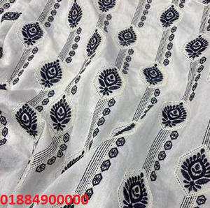 Tissu brodé élégant, dentelle florale, textile doux, matériau décoratif pour robe, vêtement, couture, mode, vente en gros - Product Image 4