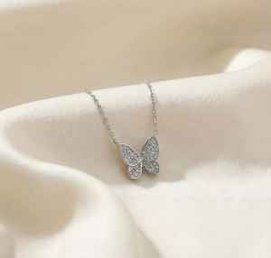 Pendentif en zircon, collier en argent sterling 925 fait main avec pierres précieuses, bijoux bohèmes minimalistes, élégant et étincelant, cadeau pour femme - Product Image 1