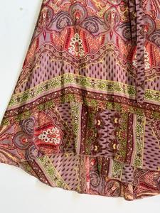 Beautiful Women's <b>Silk</b> Skirt <b>Dress</b> Beach Wear Sweet Reliable Vintage Style Natural Waistline Breathable All Seasons - Product Image 3
