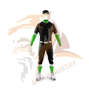 Uniforme de baseball respirant sur mesure, nouveau design, pour hommes, dernier style, uniformes de baseball colorés pour adultes - Product Image 2