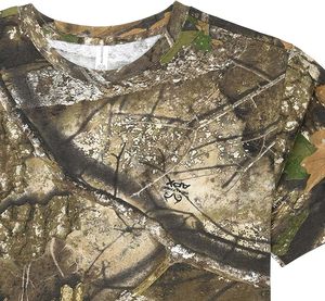 Camisetas de algodón de manga corta con camuflaje Real Tree y Mossy Oak, unisex, para adultos, con cuello redondo, para hombres y mujeres, para caza al aire libre - Product Image 5