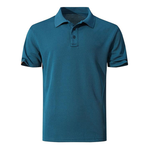 เสื้อโปโลผู้ชายไซส์ใหญ่ขายดีสำหรับขายออนไลน์ สีพื้น ดีไซน์ล่าสุด ระบายอากาศได้ดี - Product Image 3