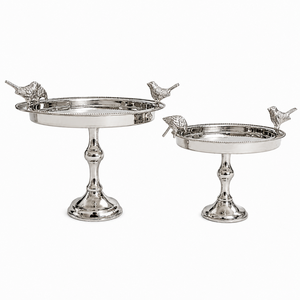 Support à chocolat martelé en argent de qualité supérieure avec accent bleu pour hôtels, mariages et restaurants – Tailles et couleurs personnalisées disponibles - Product Image 6