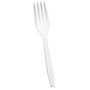 Heavy-Duty Eco Disposable Fork for Restaurants Takeaway Parties & Food Service 155mm Birthday Events <b>Picnics</b> Cafes & Outdoor Use - Product Image 1