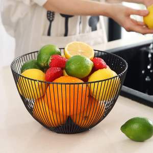 Panier en fer pour la cuisine, panier en fer pour fruits, panier en fer pour légumes, panier en fer pour la maison, panier en fer pour la salle de bain - Product Image 2